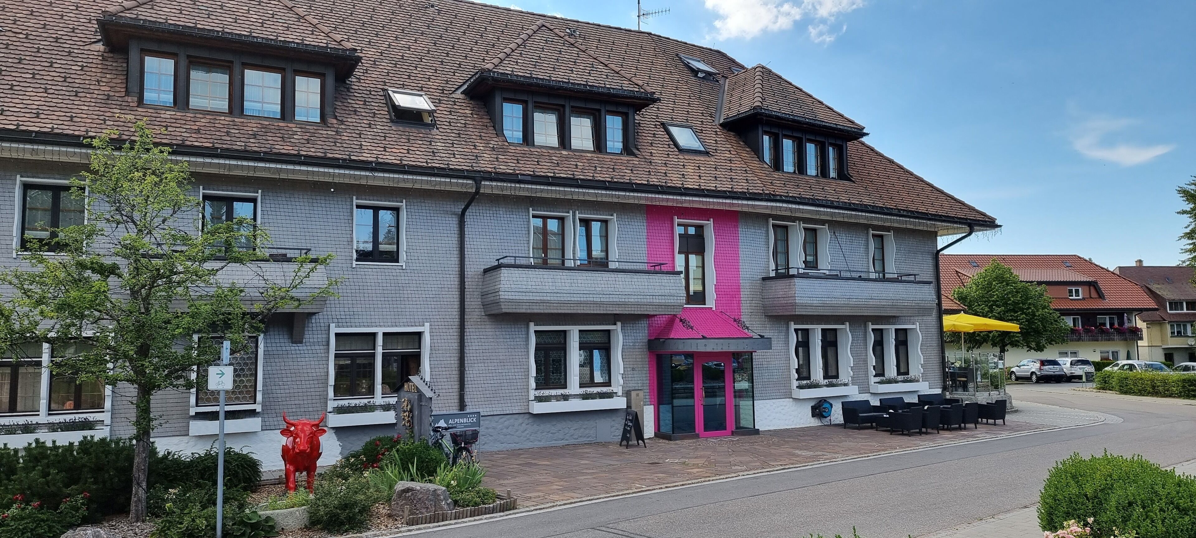 Fassade der Unterkunft