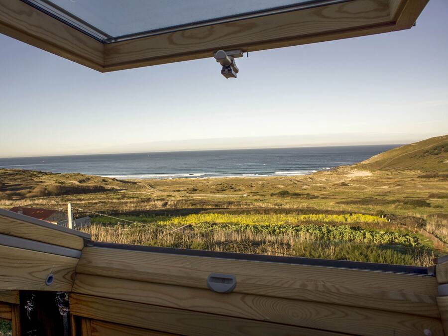 Uitzicht vanuit accommodatie