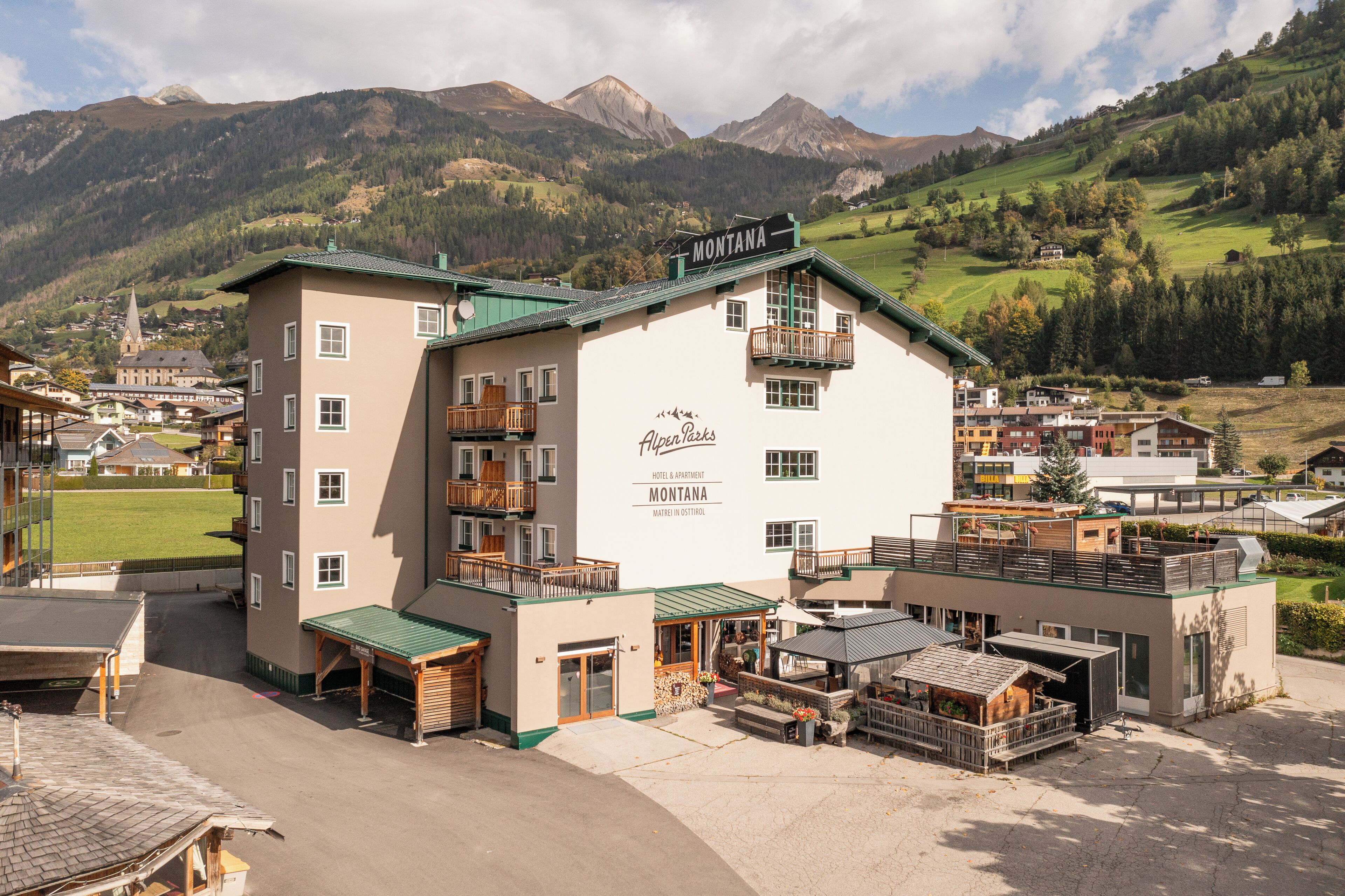 Voorkant van accommodatie