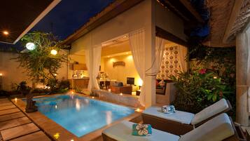 Villa, 2 chambres, piscine privée (Mia) | Terrasse/Patio