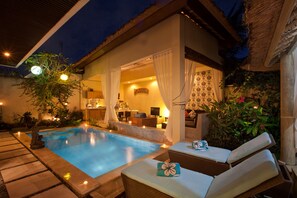 Two-Bedroom Villa Mia with Private Pool | Terrace/patio - Enigma Bali Villas (Canggu)
