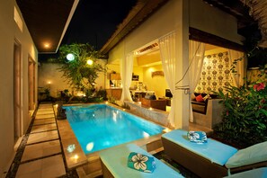 Two-Bedroom Villa Mia with Private Pool | Terrace/patio - Enigma Bali Villas (Canggu)