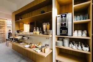 Daily buffet breakfast (EUR 14 per person)