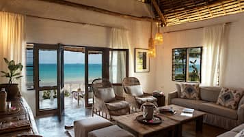 Villa, 2 Bedrooms, Sea View | Living room