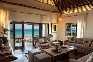 Villa, 2 Bedrooms, Sea View | Living room