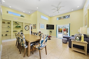 Premium Villa, 4 Bedrooms | Living area | 57-inch flat-screen TV with satellite channels, TV