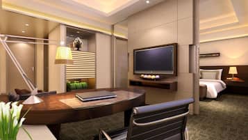 In-room safe, individually furnished, desk, blackout curtains