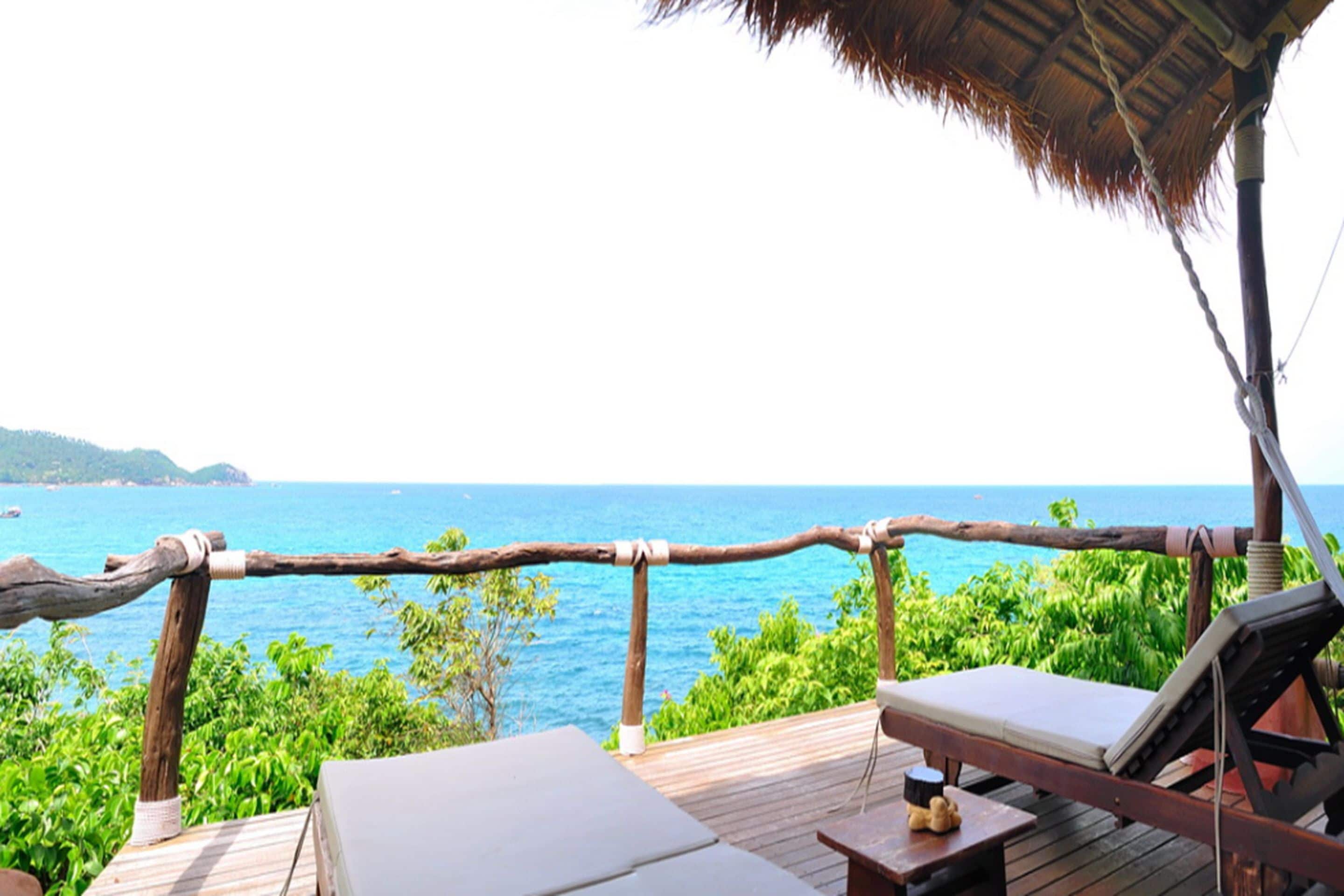 Vue depuis l’hébergement