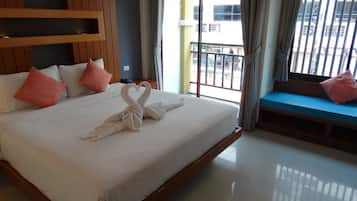In-room safe, blackout curtains, iron/ironing board