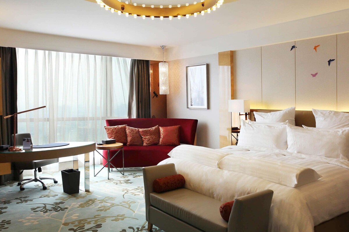 Ropa de cama de alta calidad y artículos del minibar gratis 