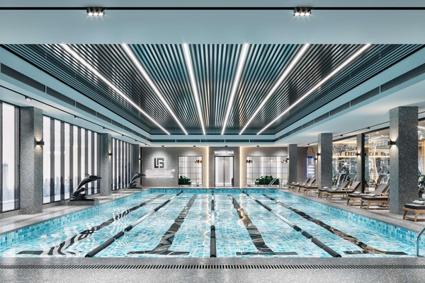 Indoor pool, open 7:00 AM to 10:00 PM, sun loungers