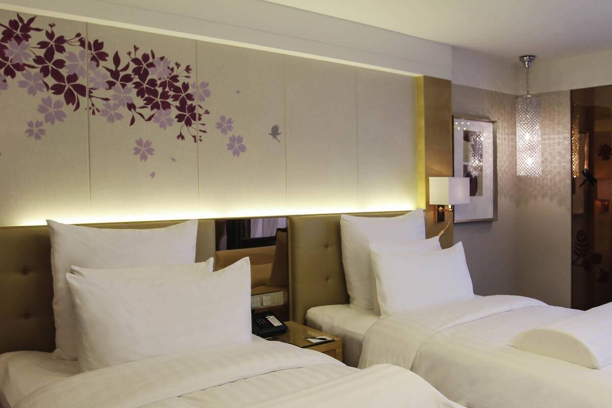 1 habitación y ropa de cama de alta calidad