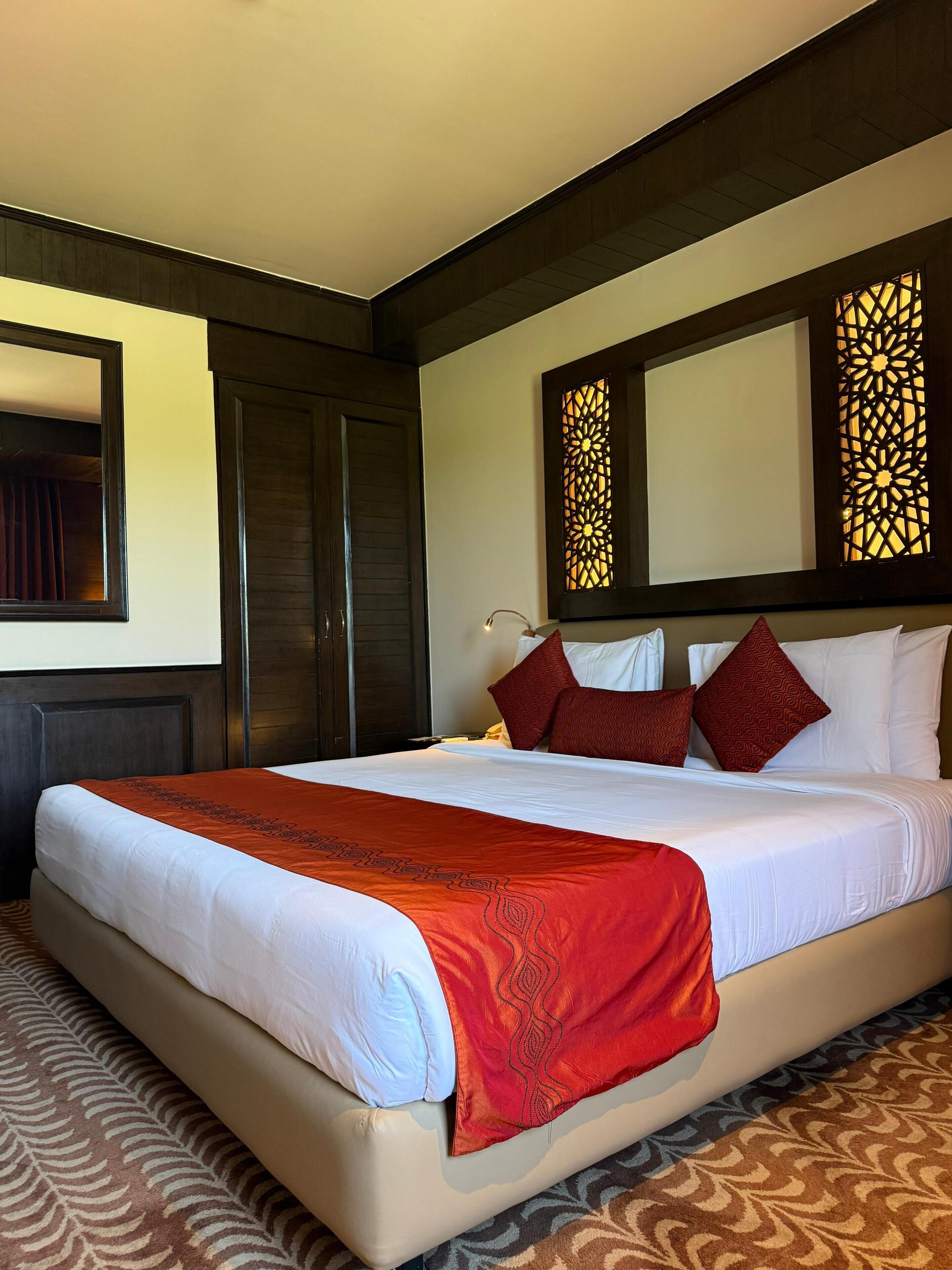 In-room safe, desk, blackout curtains, iron/ironing board