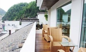 Terrace/patio - Tang Kou Hotel - Huangshan (Huangshan)