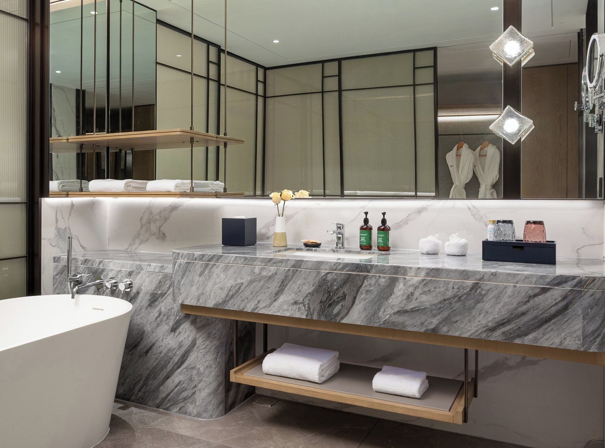 Minibar, free wired internet