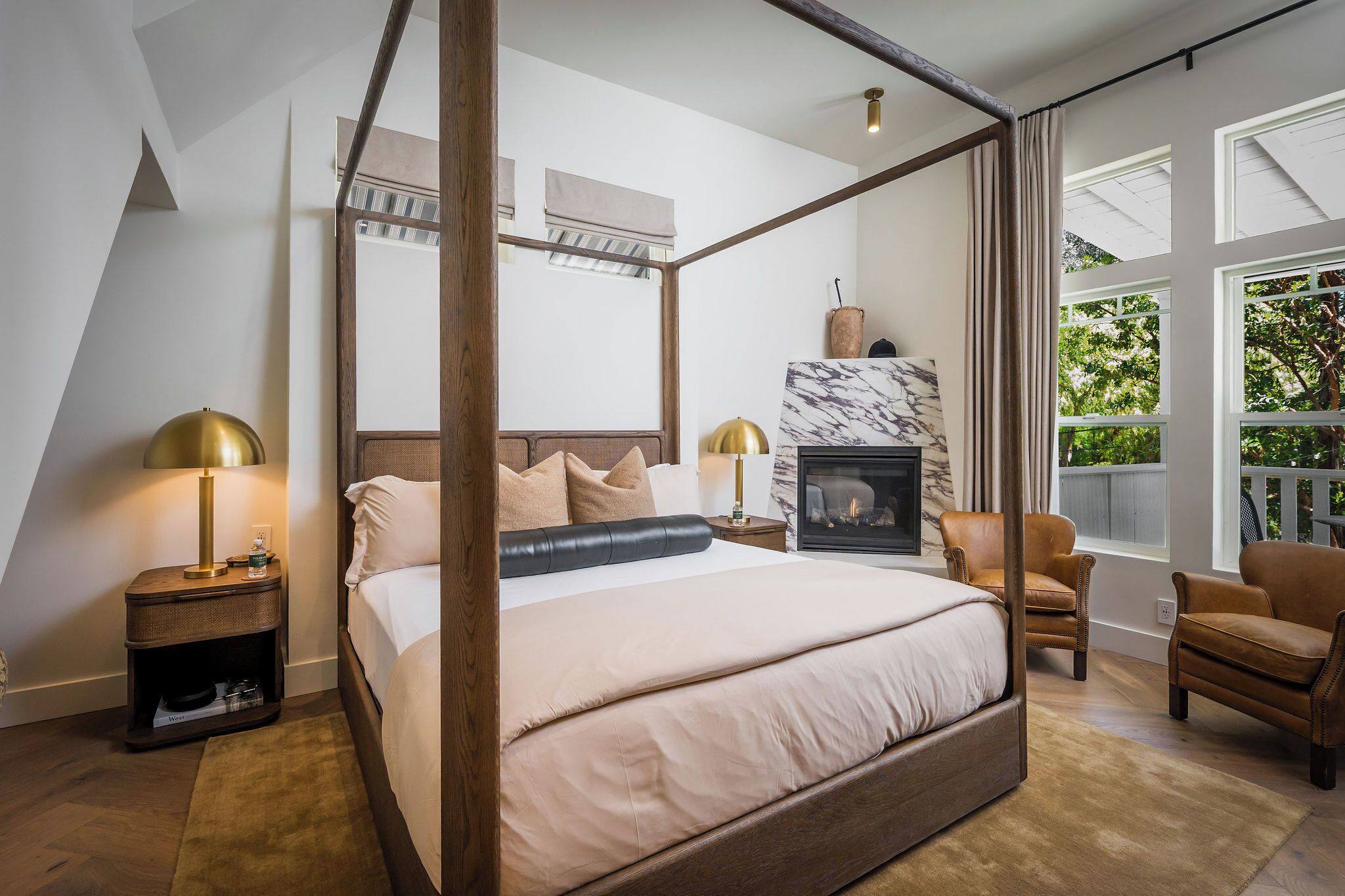 Draps en coton égyptien, literie de qualité supérieure, surmatelas