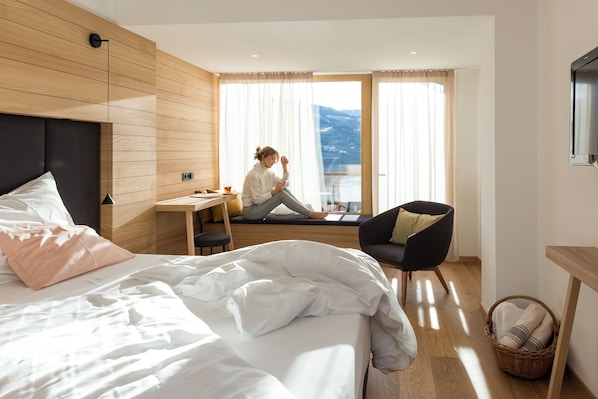 Hypo-allergenic bedding, minibar, in-room safe, desk - Granpanorama Hotel StephansHof (Villandro)