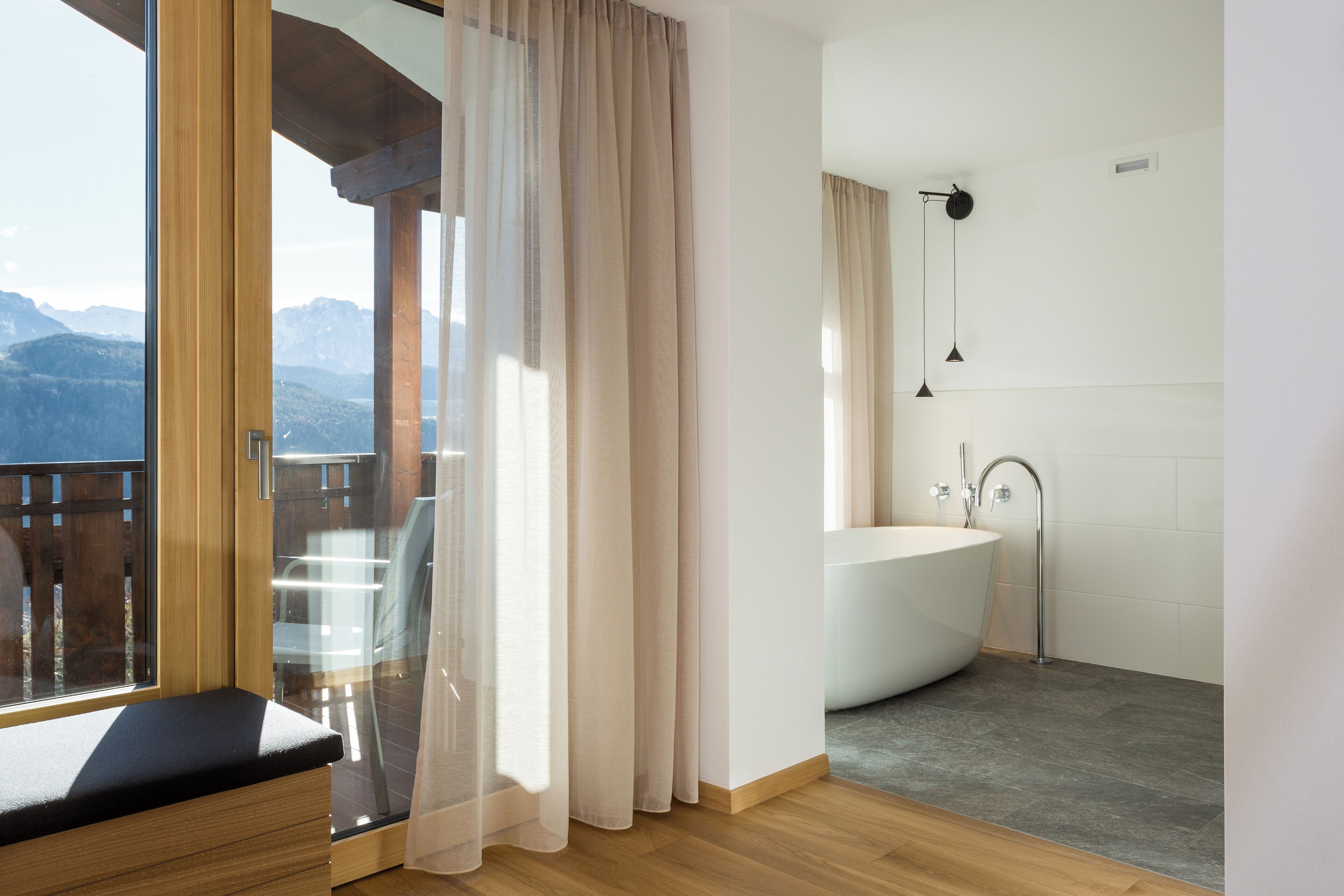 deluxe suite, 1 bedroom, sauna, mountain view | 1 bedroom, hypo-allergenic bedding, minibar, in-room safe