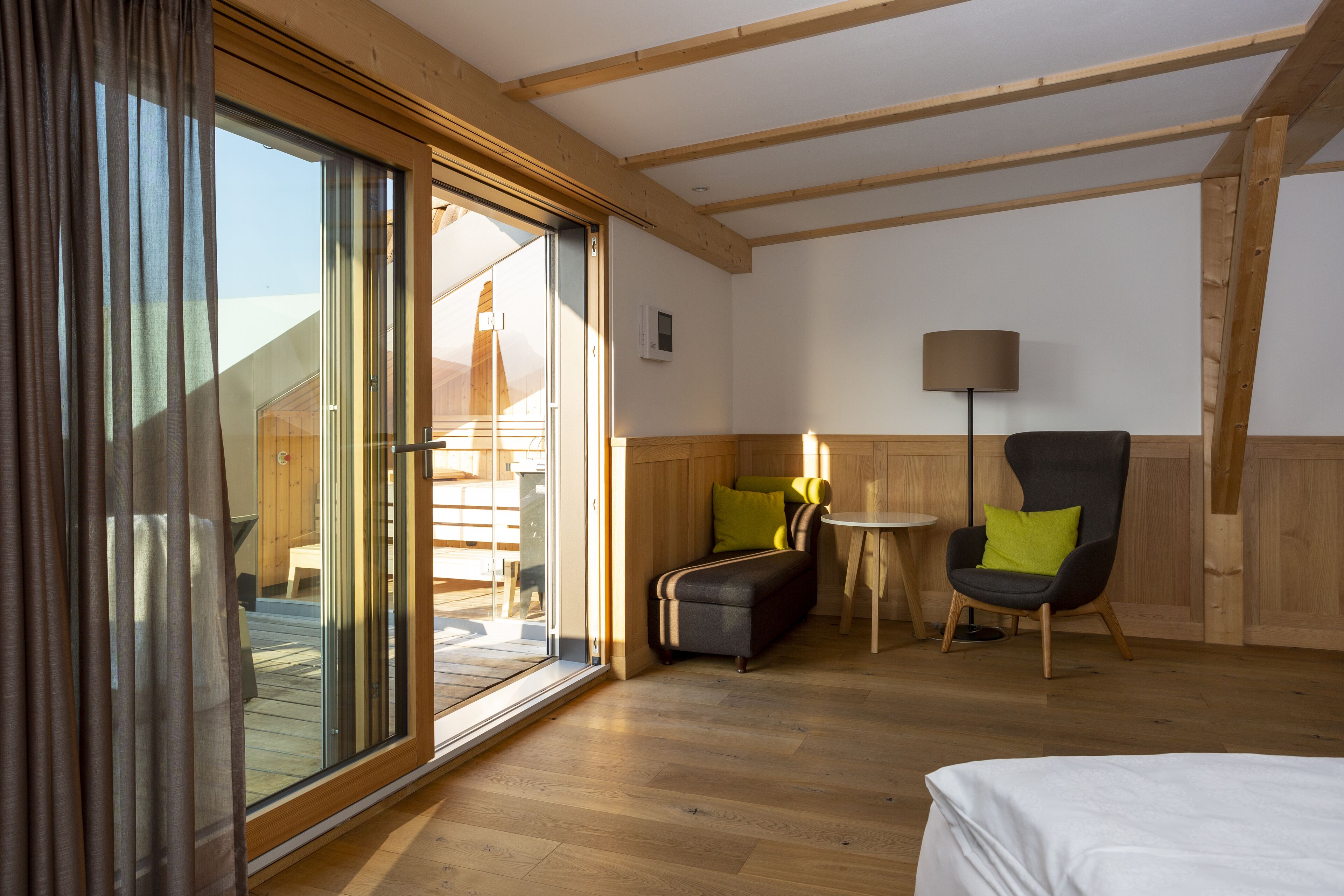 panoramic suite, 1 bedroom, hot tub, mountain view | 1 bedroom, hypo-allergenic bedding, minibar, in-room safe