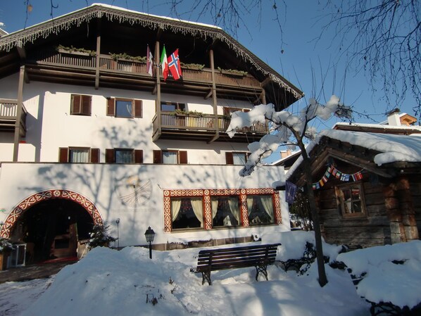 Façade de l’hébergement