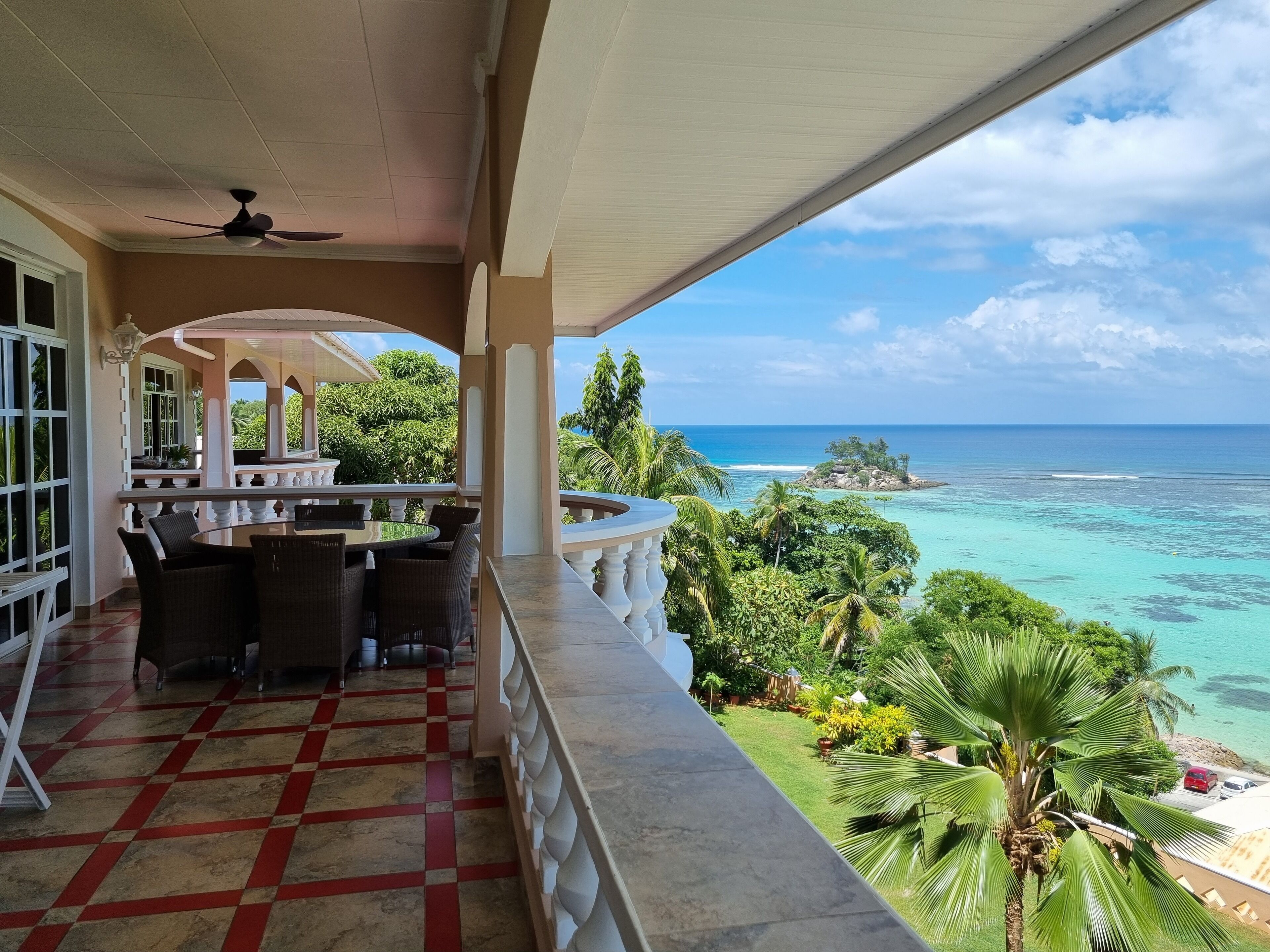 Appartement, 2 slaapkamers, uitzicht op zee | Terras