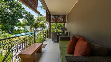 Superior-Doppelzimmer, Strandnähe | Balkon