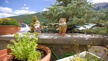 Vue depuis lâhĂ©bergement