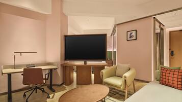 Deluxe kamer, 1 kingsize bed | Gratis kabelinternet