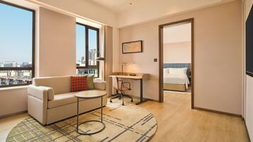 Deluxe suite, 1 kingsize bed | Gratis kabelinternet