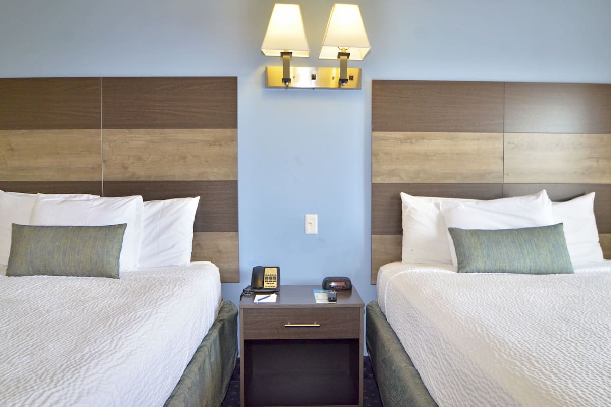 Blackout curtains, iron/ironing board, free WiFi, bed sheets