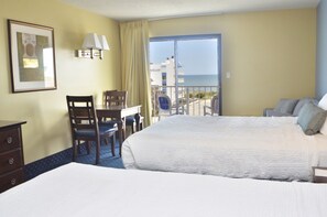 Standard Room, 2 Queen Beds, Ocean View (No pets allowed) | Blackout drapes, iron/ironing board, free WiFi, bed sheets - Coastal Palms Inn & Suites (Ocean City)
