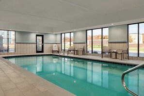Indoor pool, open 6:00 AM to 11:00 PM, sun loungers