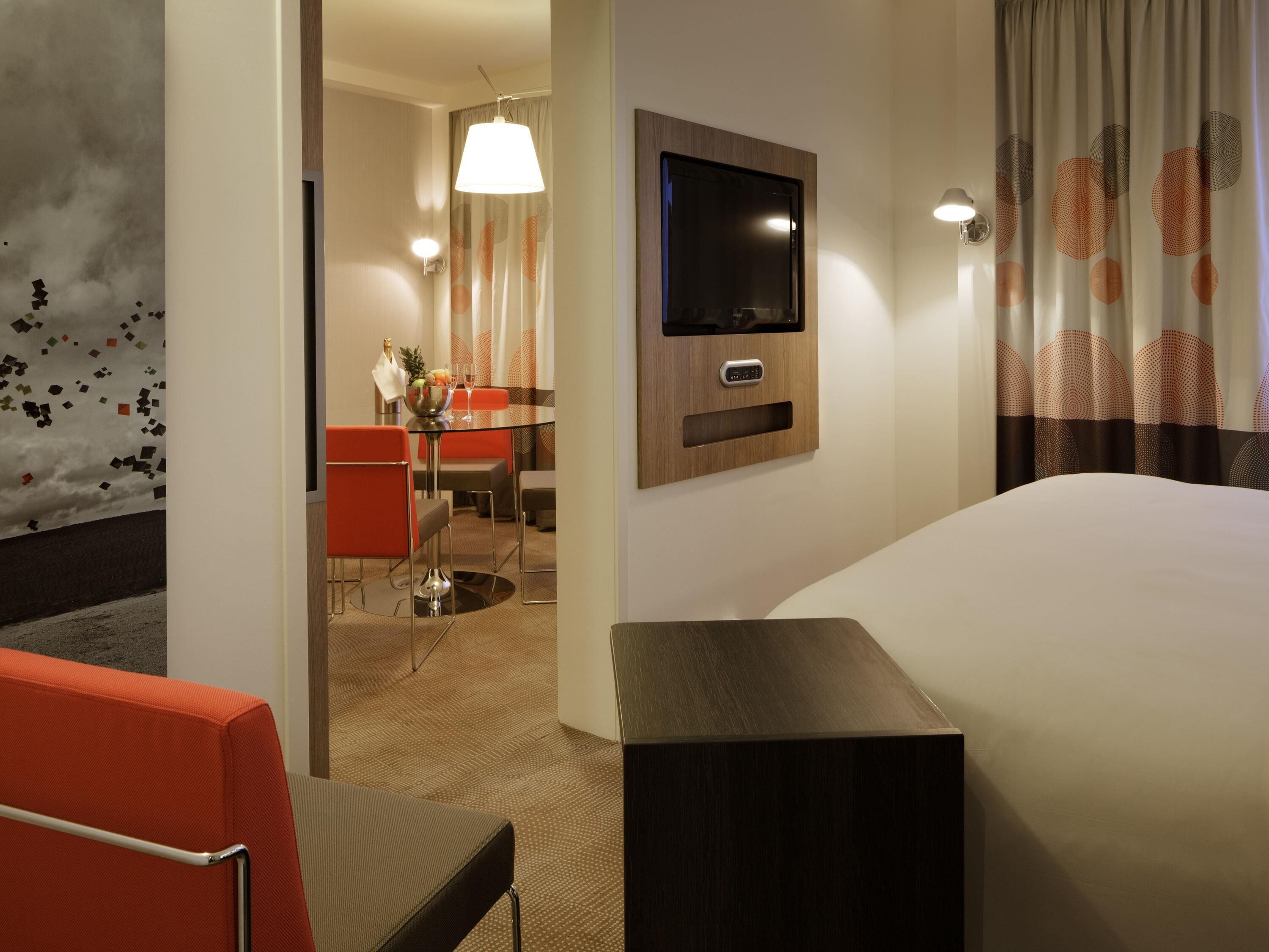 Suite Executive, 1 letto king | Biancheria da letto ipoallergenica, una cassaforte in camera
