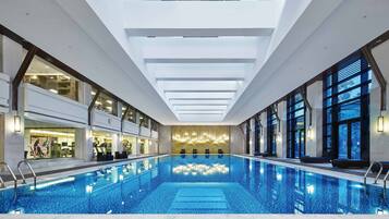 Indoor pool, outdoor pool