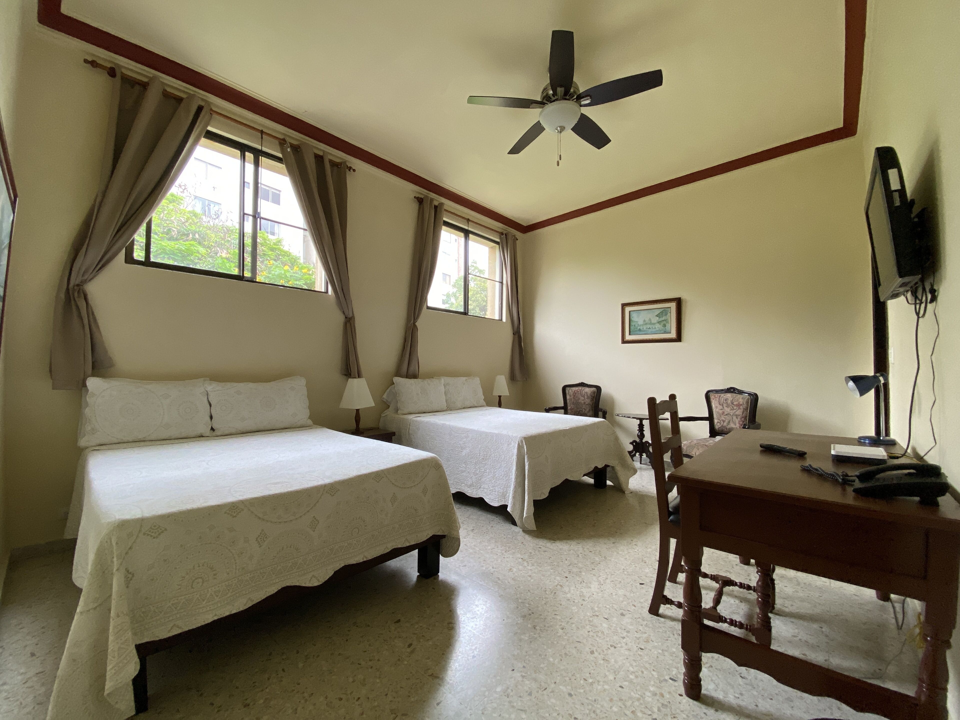 family double room | down duvets, in-room safe, individually decorated