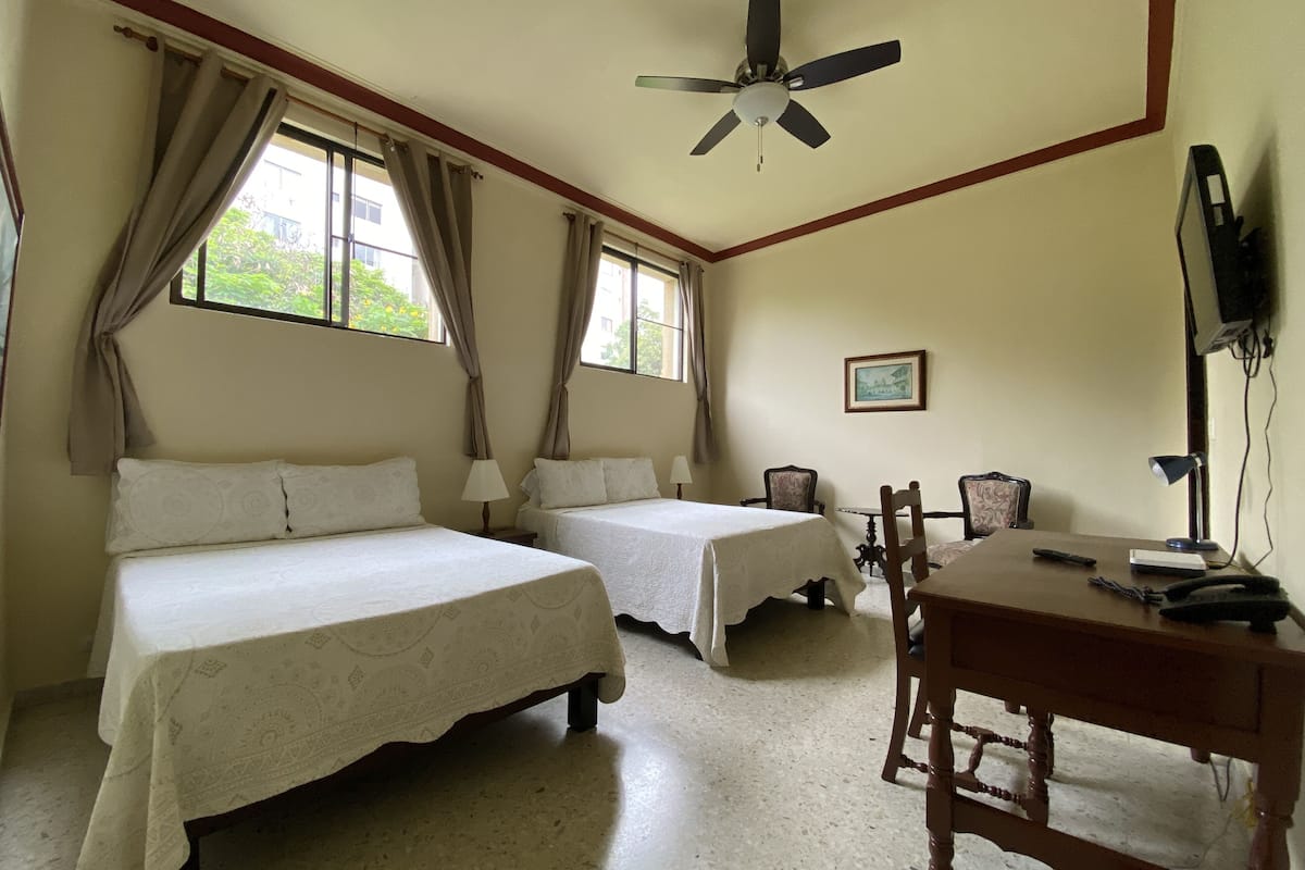 family double room | down duvets, in-room safe, individually decorated