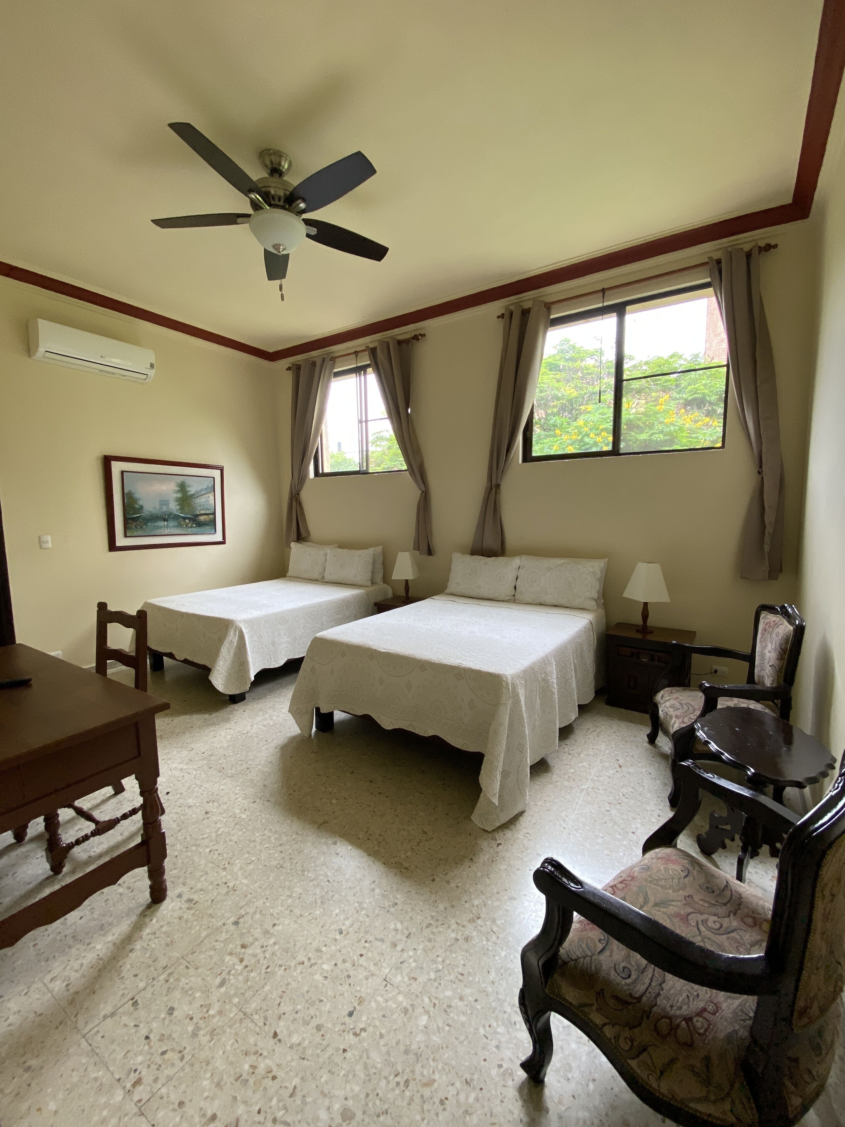 family double room | down duvets, in-room safe, individually decorated