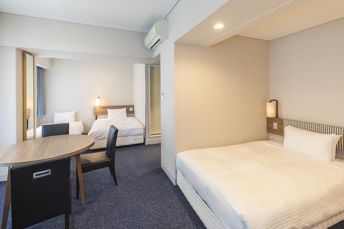 Down duvets, blackout curtains, free WiFi, bed sheets