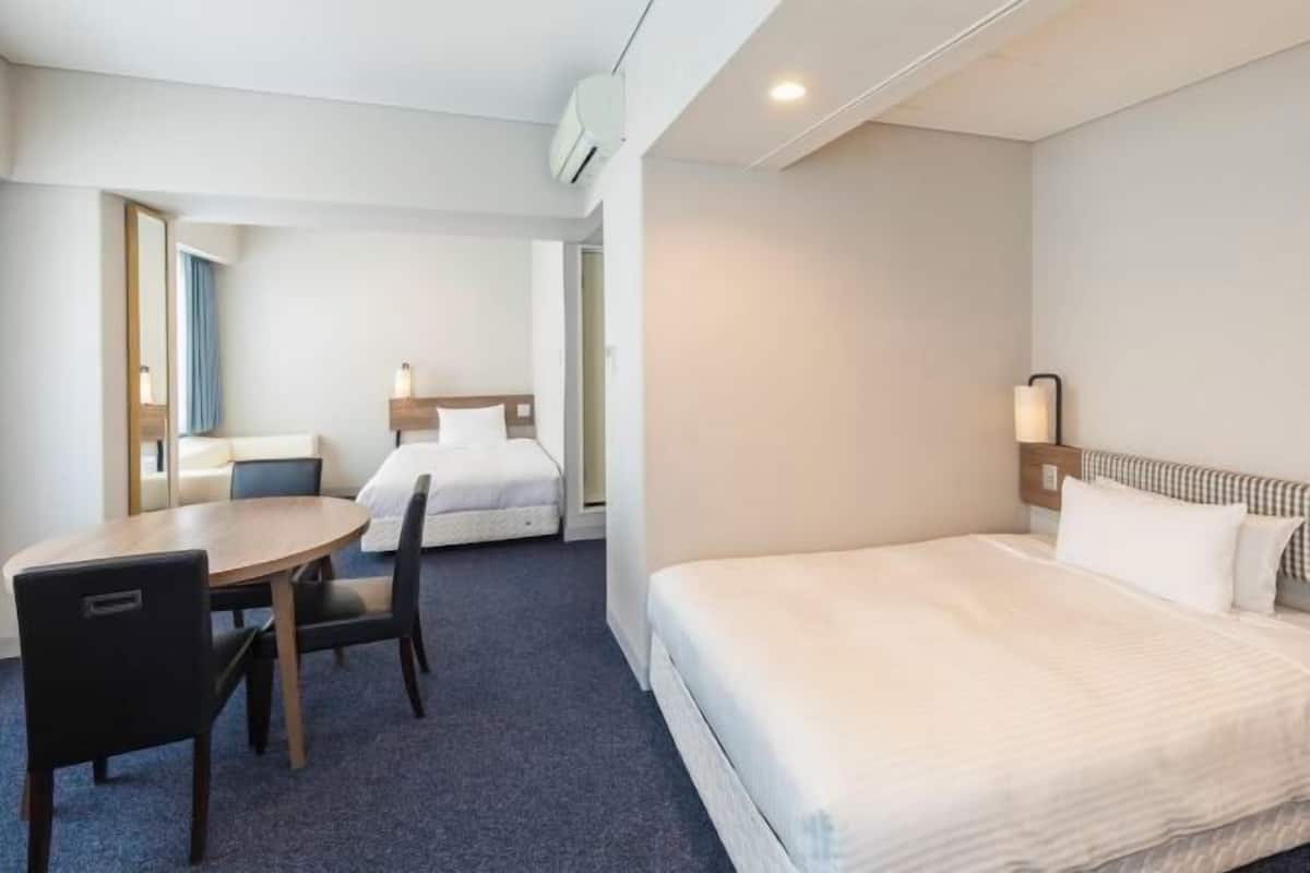Down duvets, blackout curtains, free WiFi, bed sheets