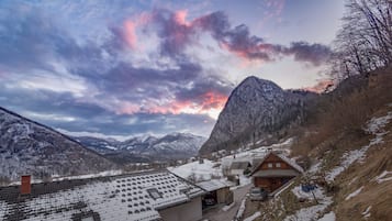 Blick von der Unterkunft