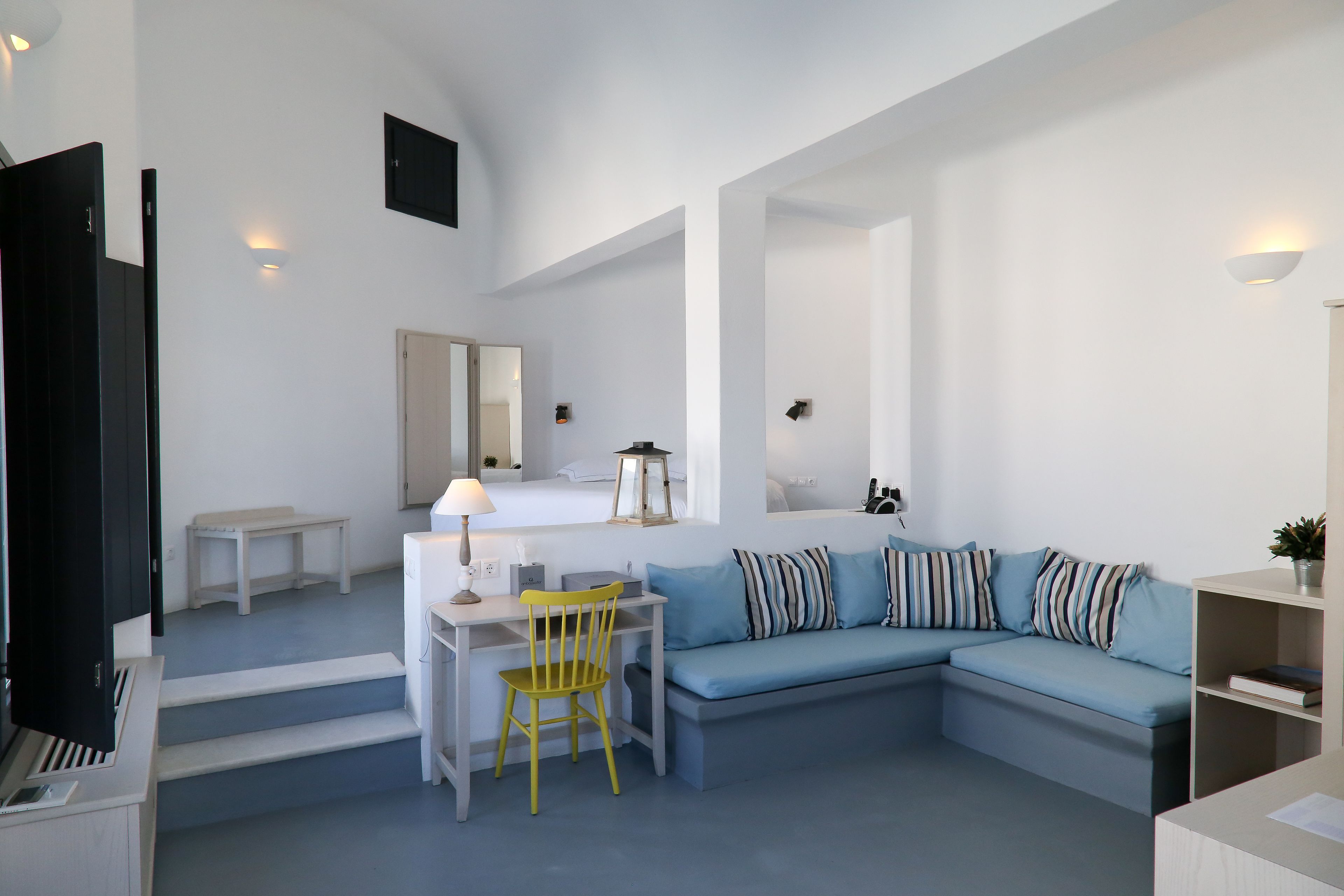 luxury suite with private pool caldera | 1 bedroom, premium bedding, down duvets, select comfort beds