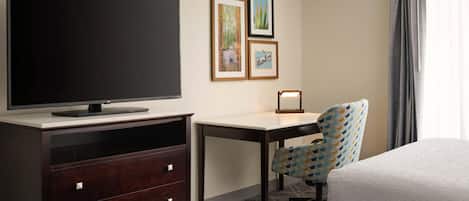Two Queen Beds | Hypo-allergenic bedding, desk, laptop workspace, blackout drapes