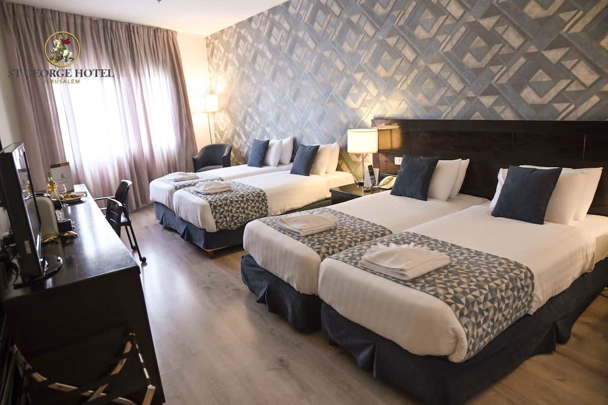Family Quadruple Room (4 Single Beds) | 1 bedroom, down duvets, minibar, in-room safe