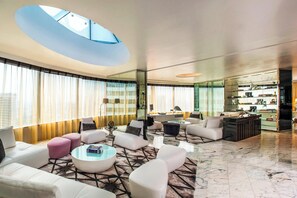 Presidential Suite, 1 Bedroom | Living room | LED TV - W Bangkok (Bangkok)