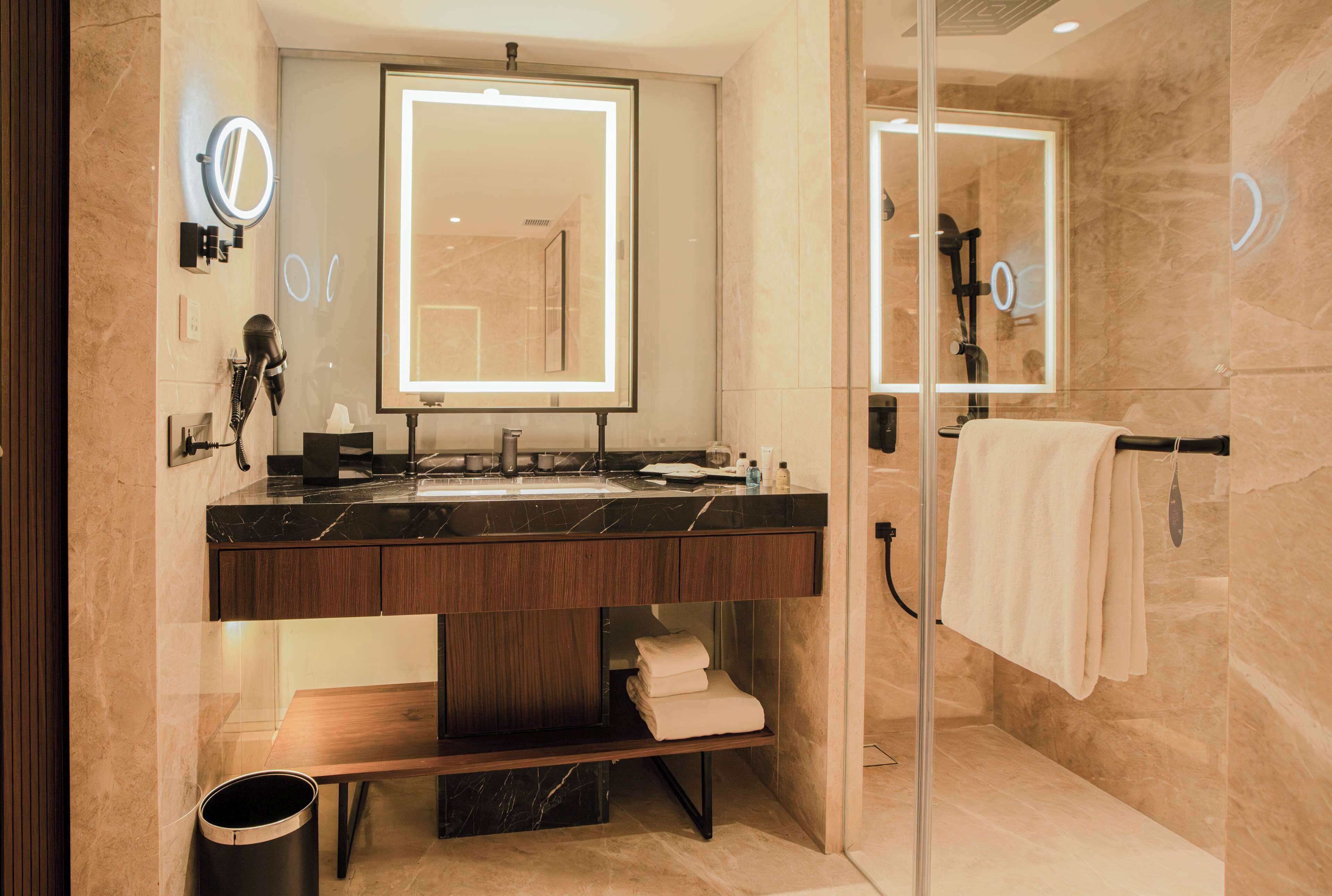 Salle de bain accessible aux personnes à mobilité réduite