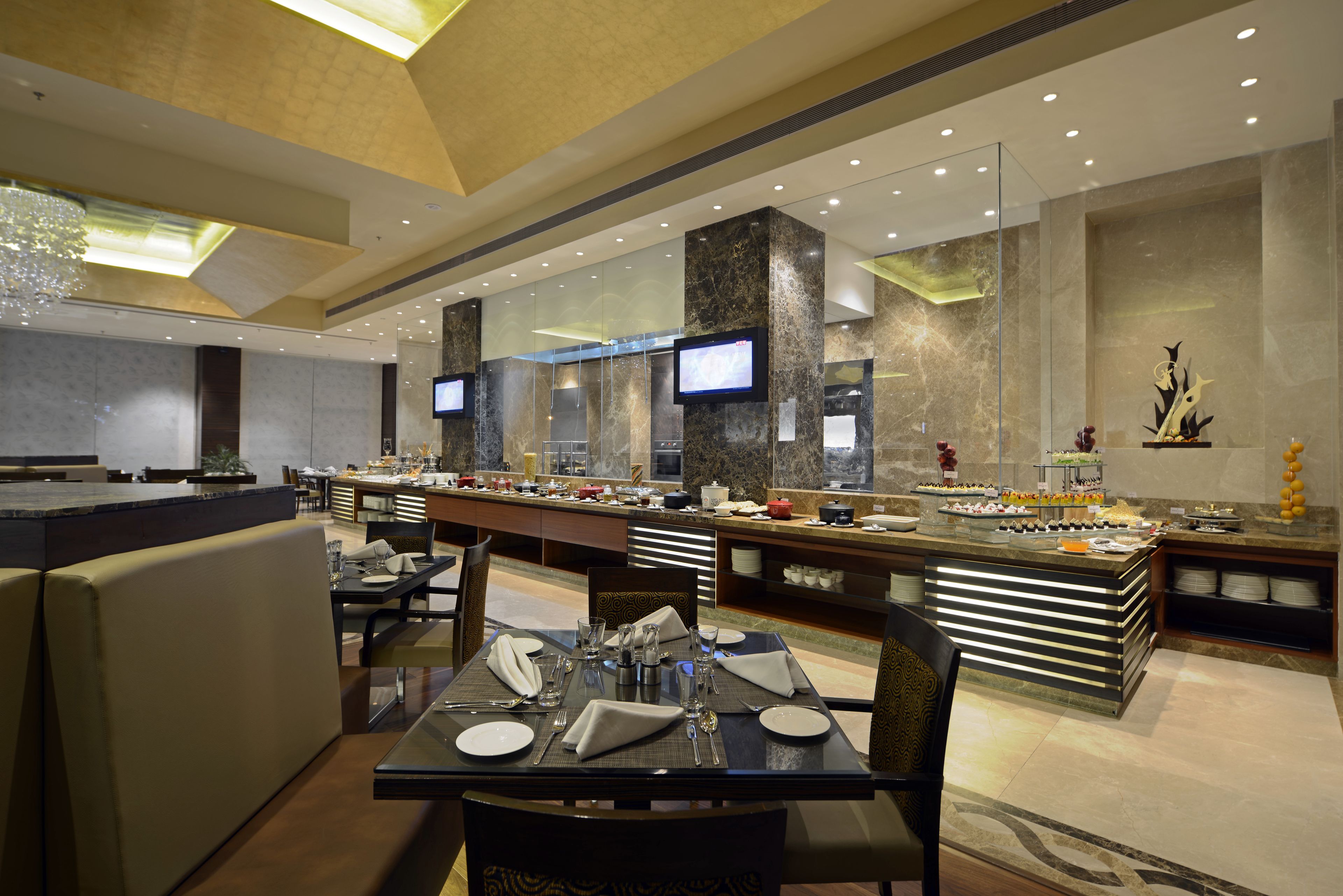 daily buffet breakfast (inr 708 per person)