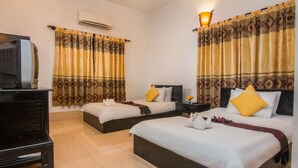 Twin Air-Conditioning | View from room - Bou Savy Guesthouse (Siem Reap)