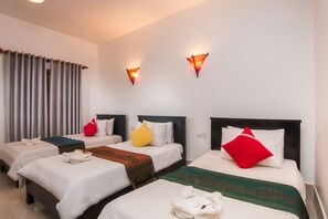 Triple Room, 3 Single Beds | View from room