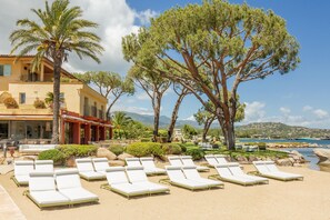 Private beach