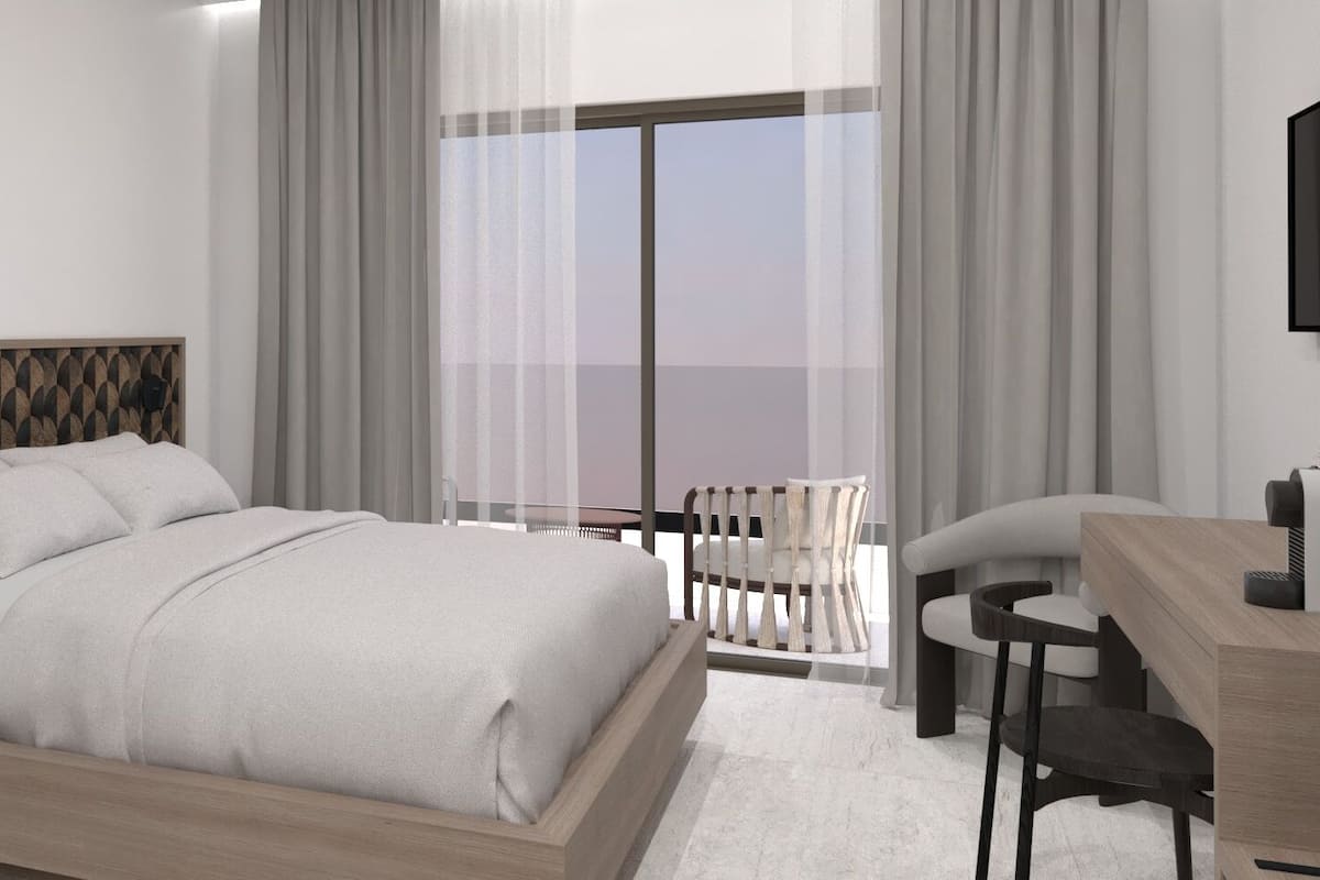 1 bedroom, Egyptian cotton sheets, hypo-allergenic bedding
